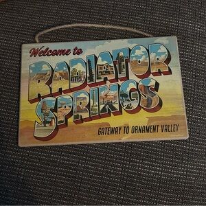 Radiator Springs Wall Sign